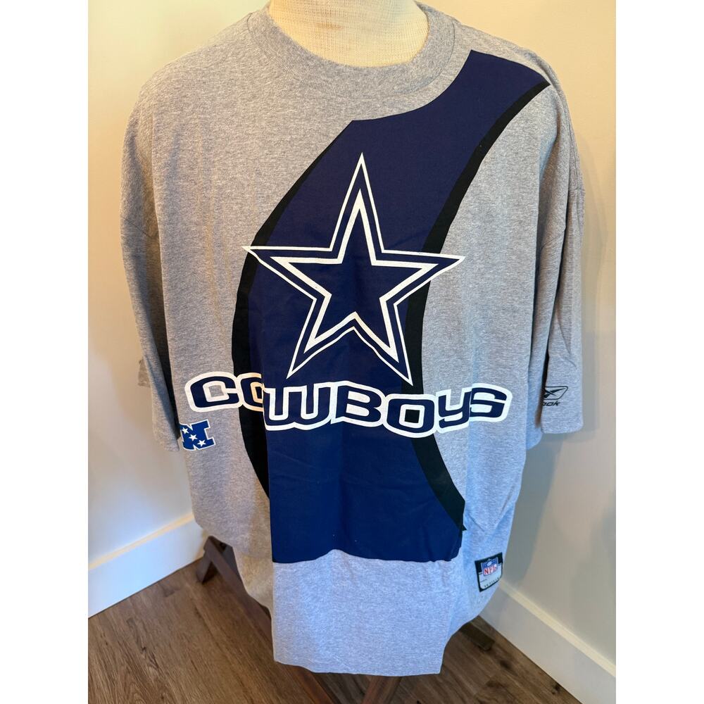 Dallas Cowboys Reebok NFL Team Apparel On Field Gray Men’s Short Sleeve Size 2XL